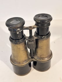 Antique Lemaire Fabt Paris Binoculars WWI Era Opera Patina Old Vintage