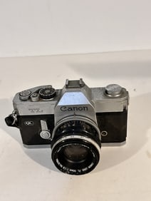 Canon FT QL 35mm SLR Film Camera W/ 50mm 1.8 Lens works needs cleaning