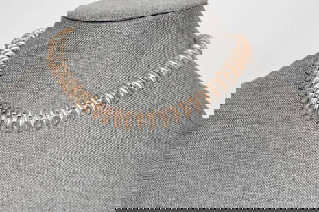 VTG Erwin Pearl Shiny Silvertone Collar Necklace Chunky Statement 10": VTG Erwin Pearl Shiny Silvertone Collar Necklace Chunky Statement 10" Please view all photos as they are part of the description and condition of this Item, Feel free to contact me with questions or p