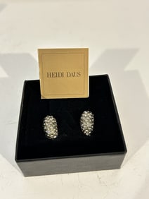 Vintage Signed Heidi Daus Original Earrings New In Box