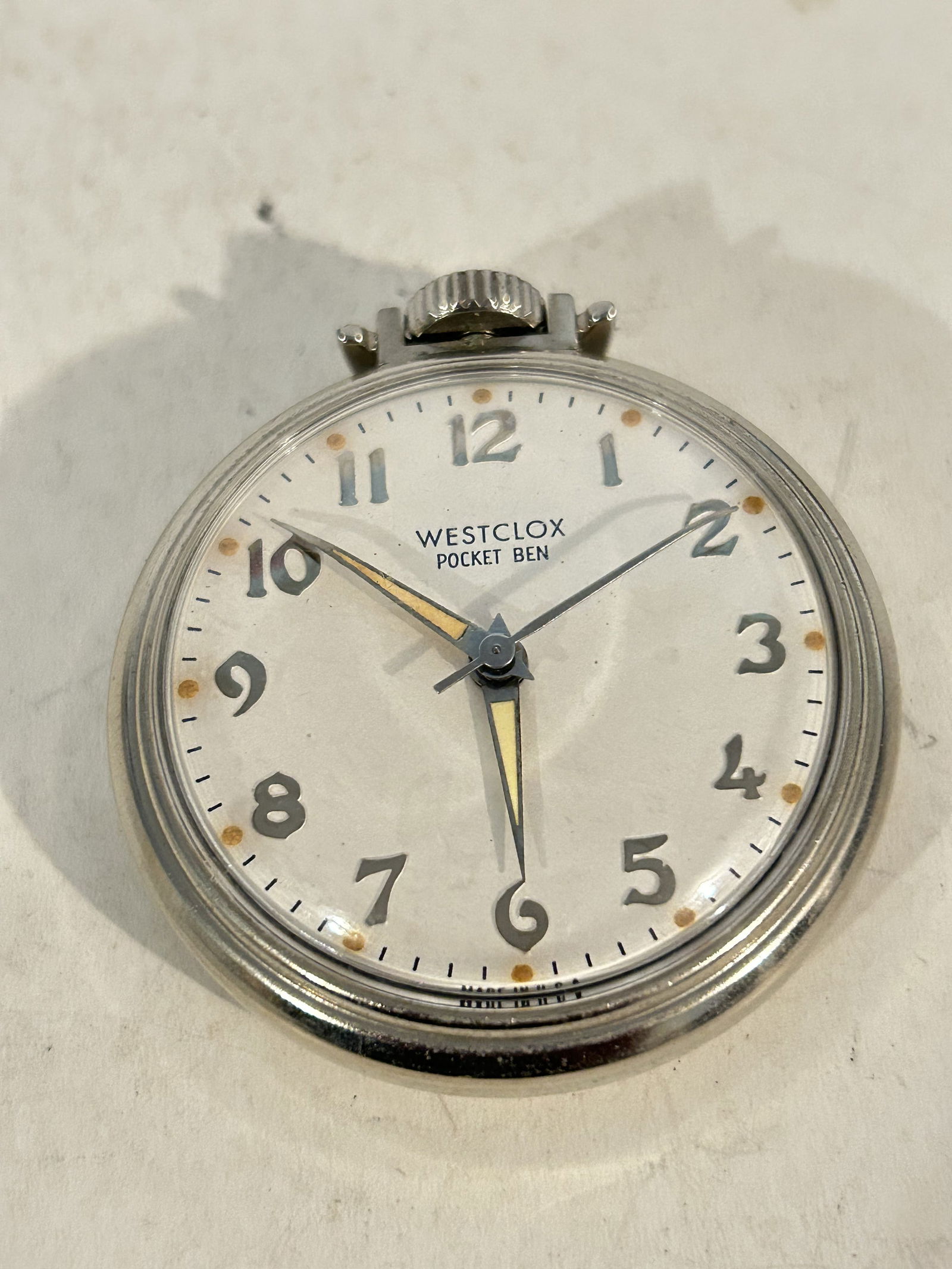 Vintage Westclox Pocket Ben Pocket Watch works great!!! (1 of 4)