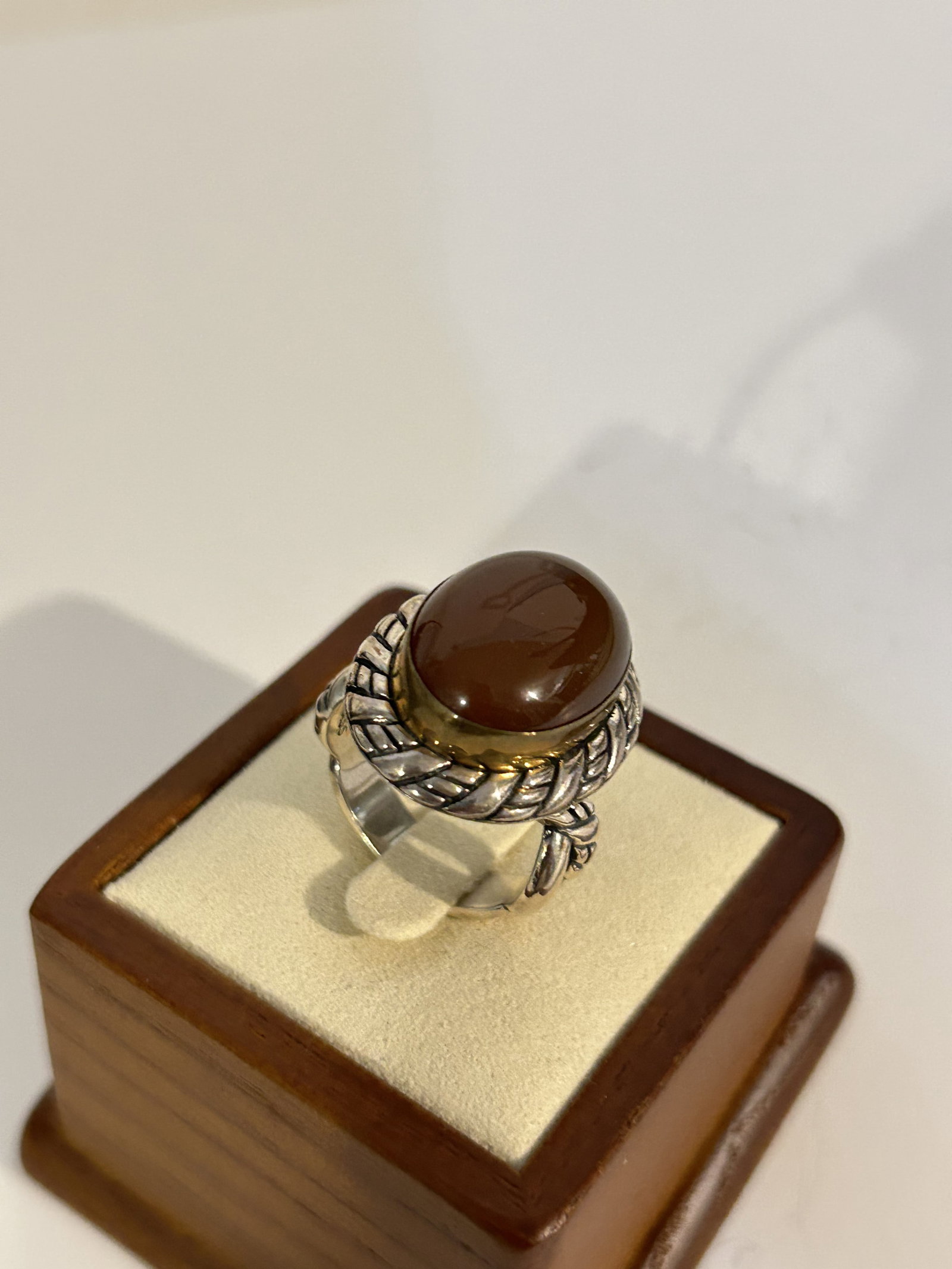 Carolyn Pollack Sterling Silver Large Oval Ring sz 10 (1 of 5)