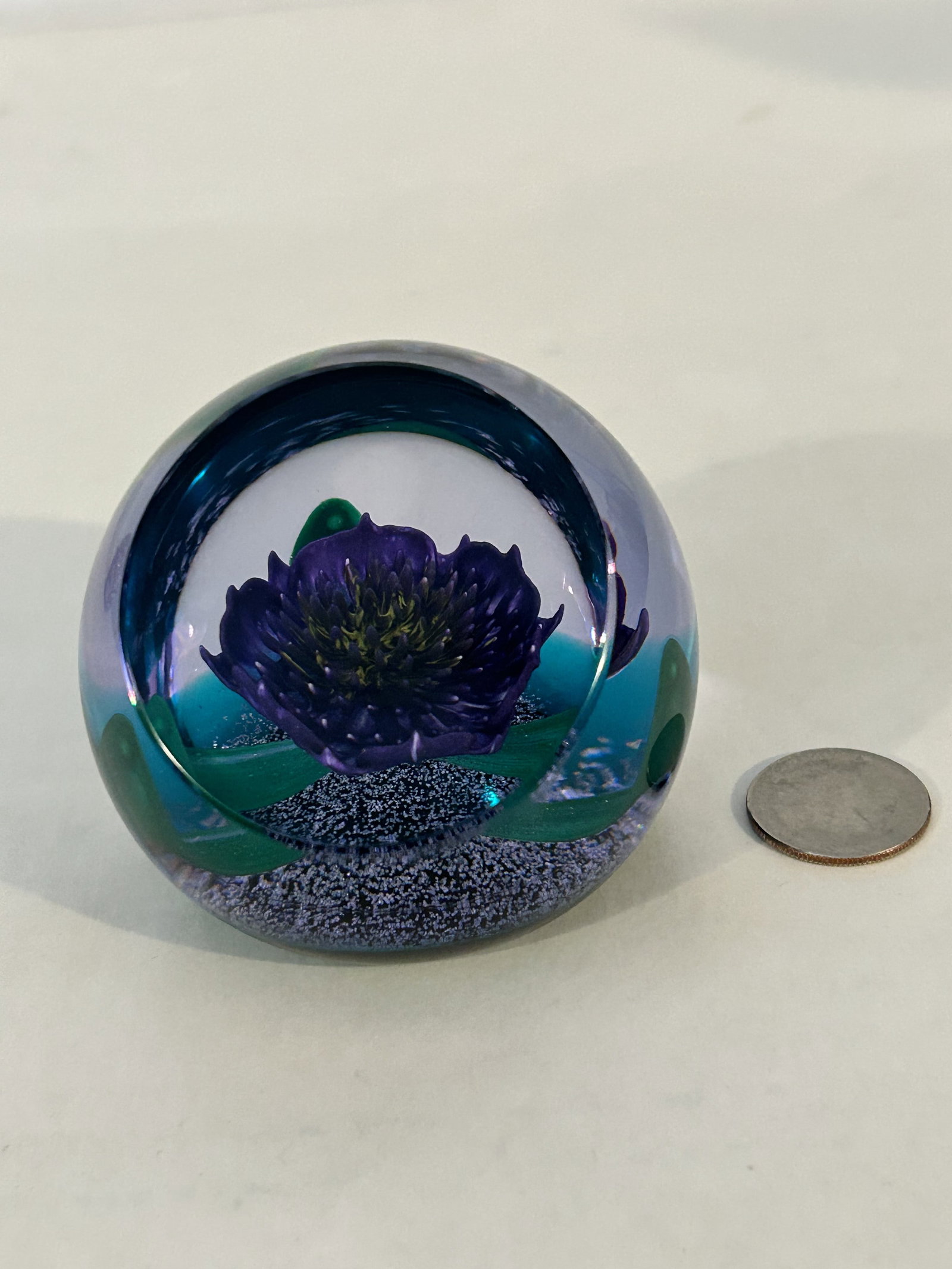 Vtg Caithness Paperweight TROPICANA 3 1/4" (1 of 5)
