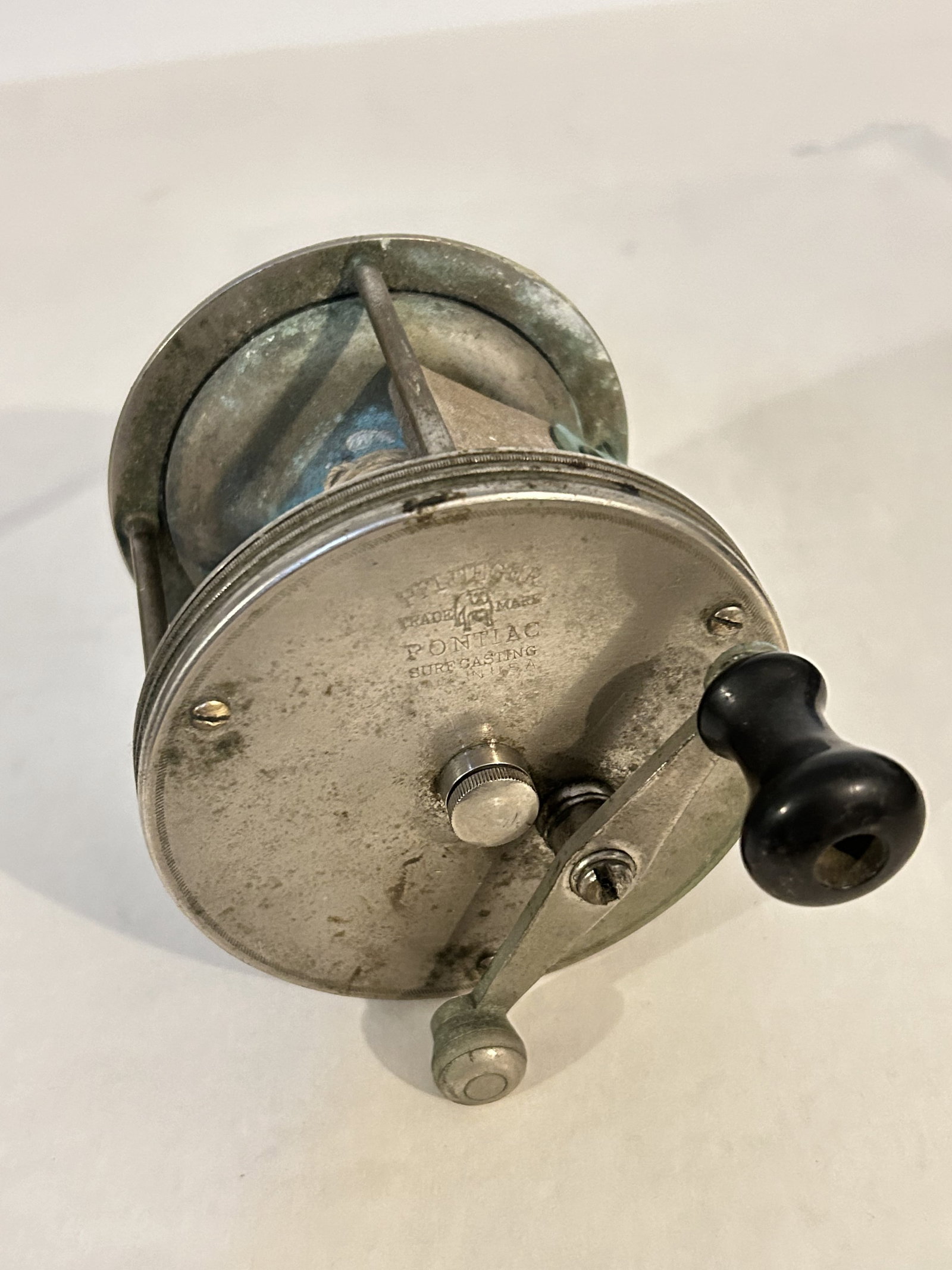 Vintage PFLUEGER Pontiac Fishing Reel: Vintage PFLUEGER Pontiac Fishing Reel Please view all photos as they are part of the description and condition of this Item, Feel free to contact me with questions or picture requests! Used Item AS IS
