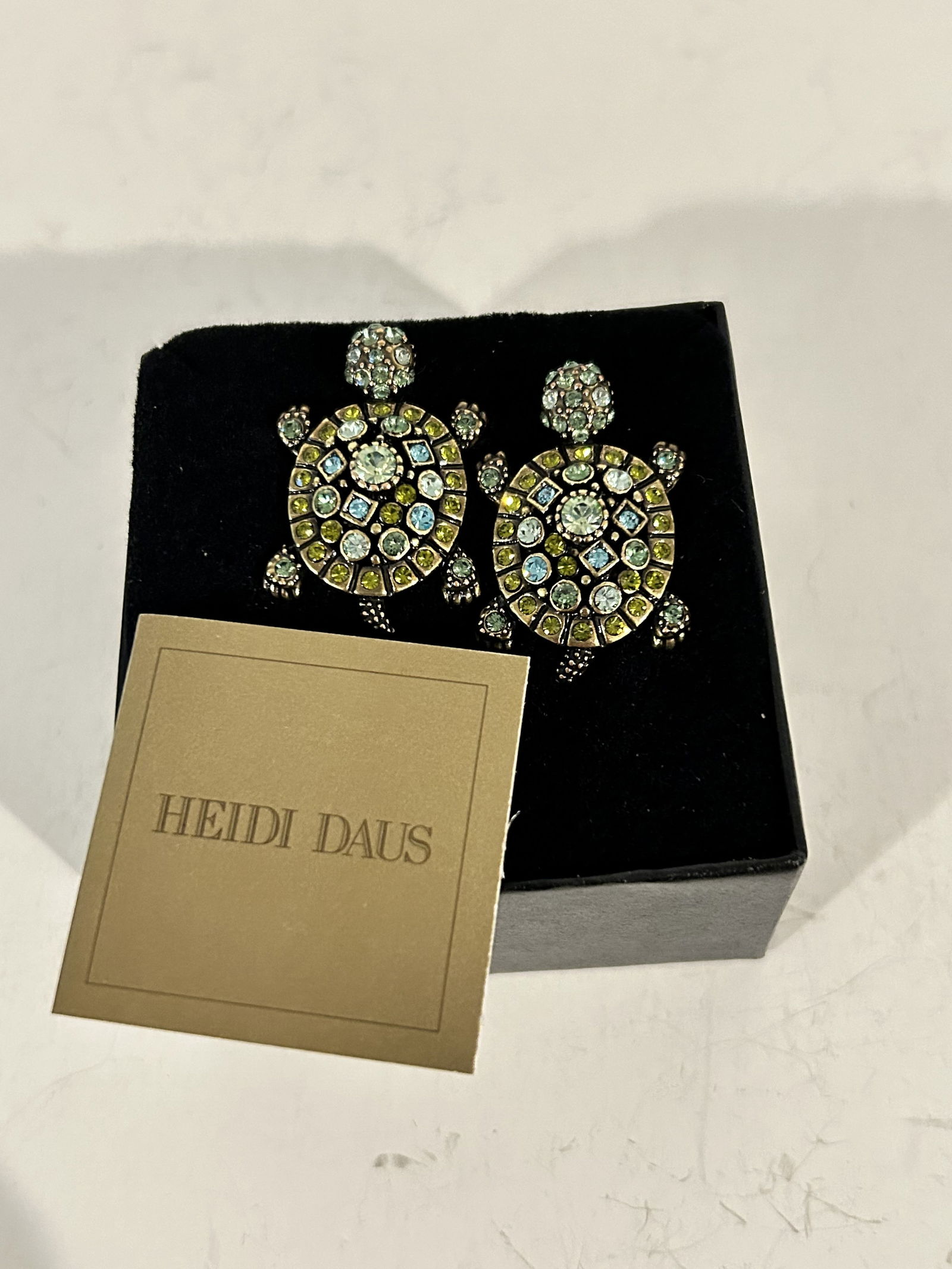 vintage heidi daus turtle earrings clipon New (1 of 3)