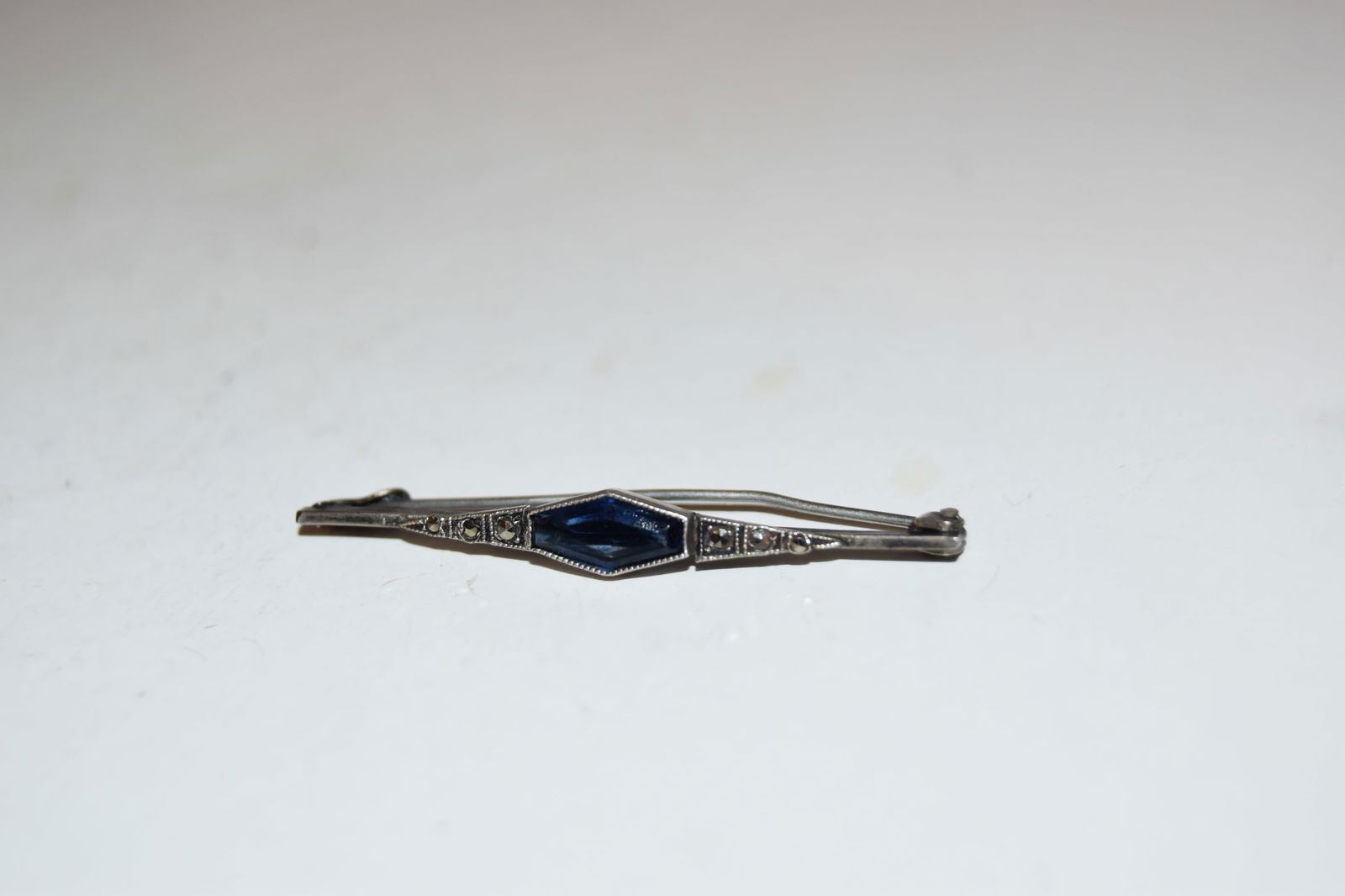 Vintage 830 Silver marcasite brooch (1 of 4)