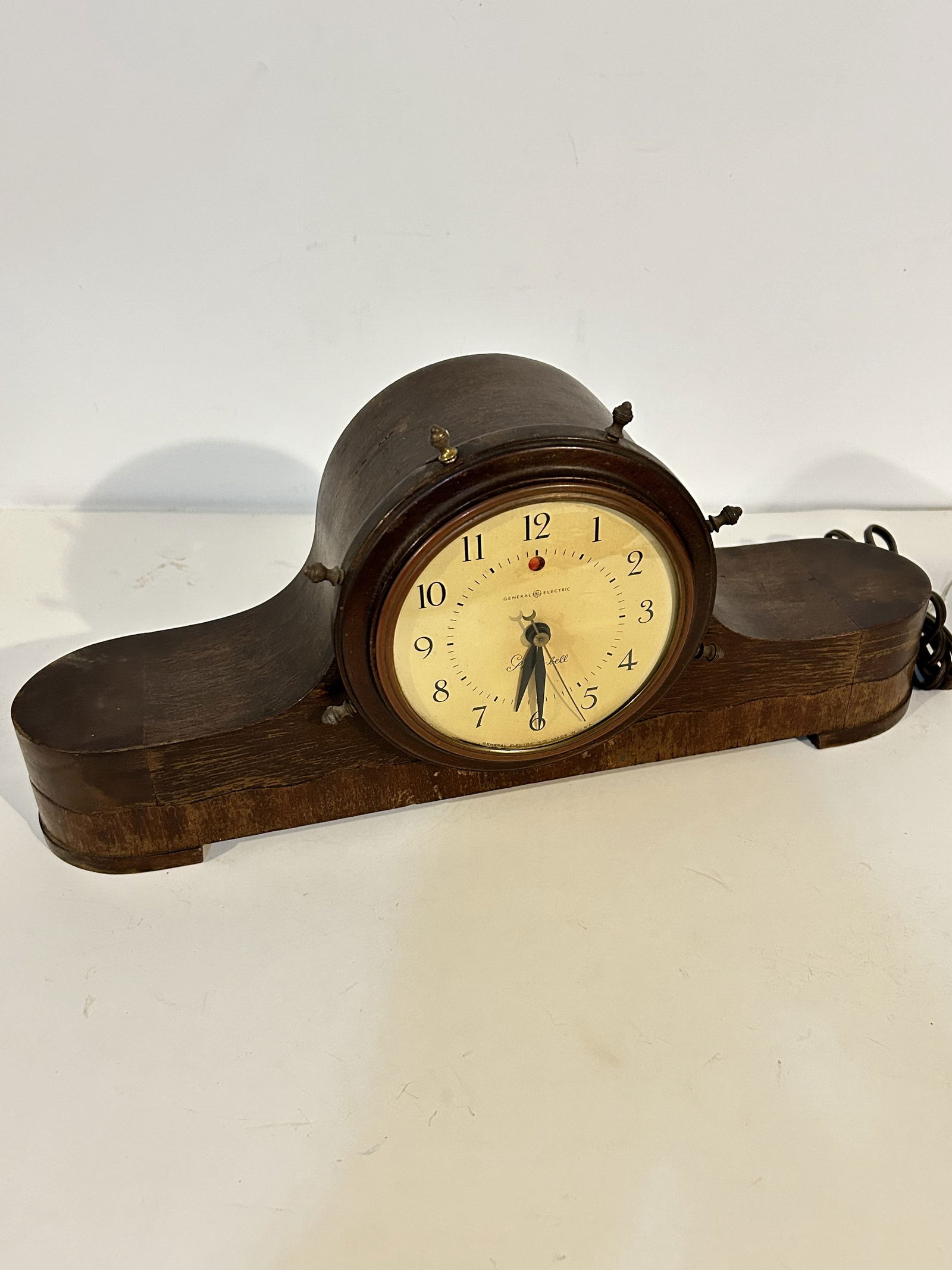Vintage GE General Electric Mantle Clock Westminster Chime Captains Wheel (1 of 6)