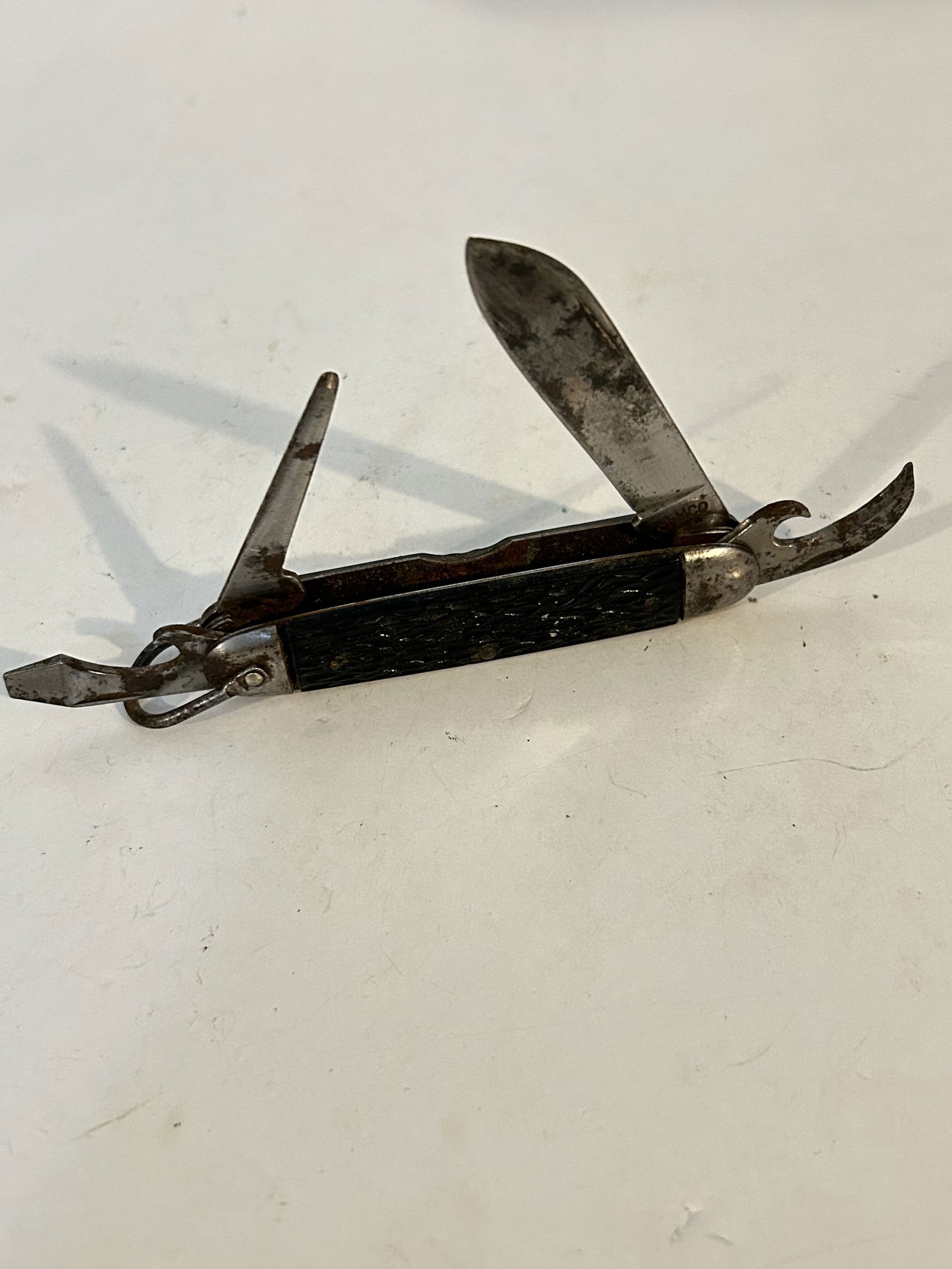 Vintage CAMCO U.S.A. Scout/Camp knife #450 4 blade pocket knife (1 of 5)