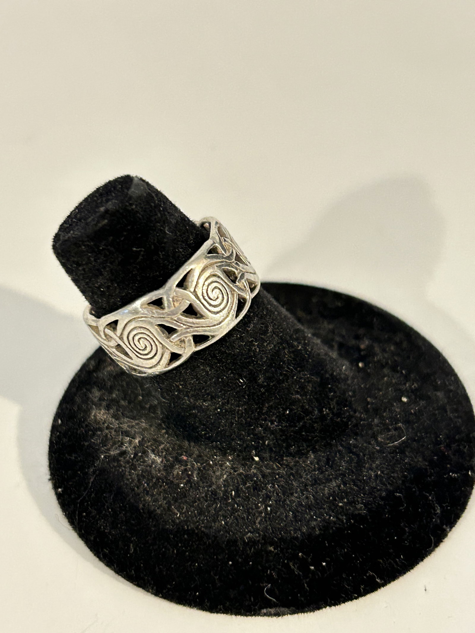 Vintage Designer PSCL Sterling Silver Ring sz 6.5 (1 of 4)