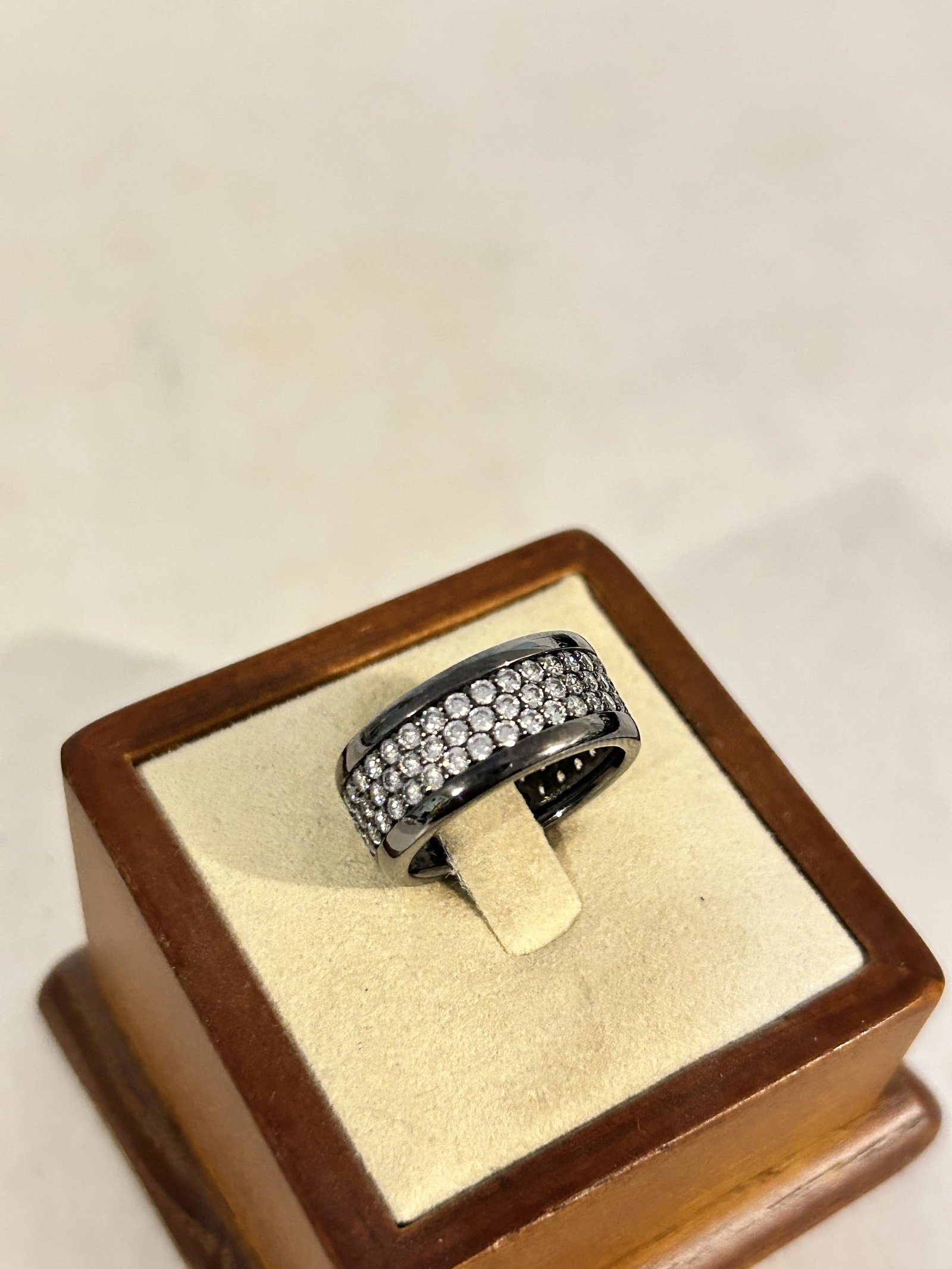 Vintage Sterling Silver cz Ring sz 7 (1 of 4)
