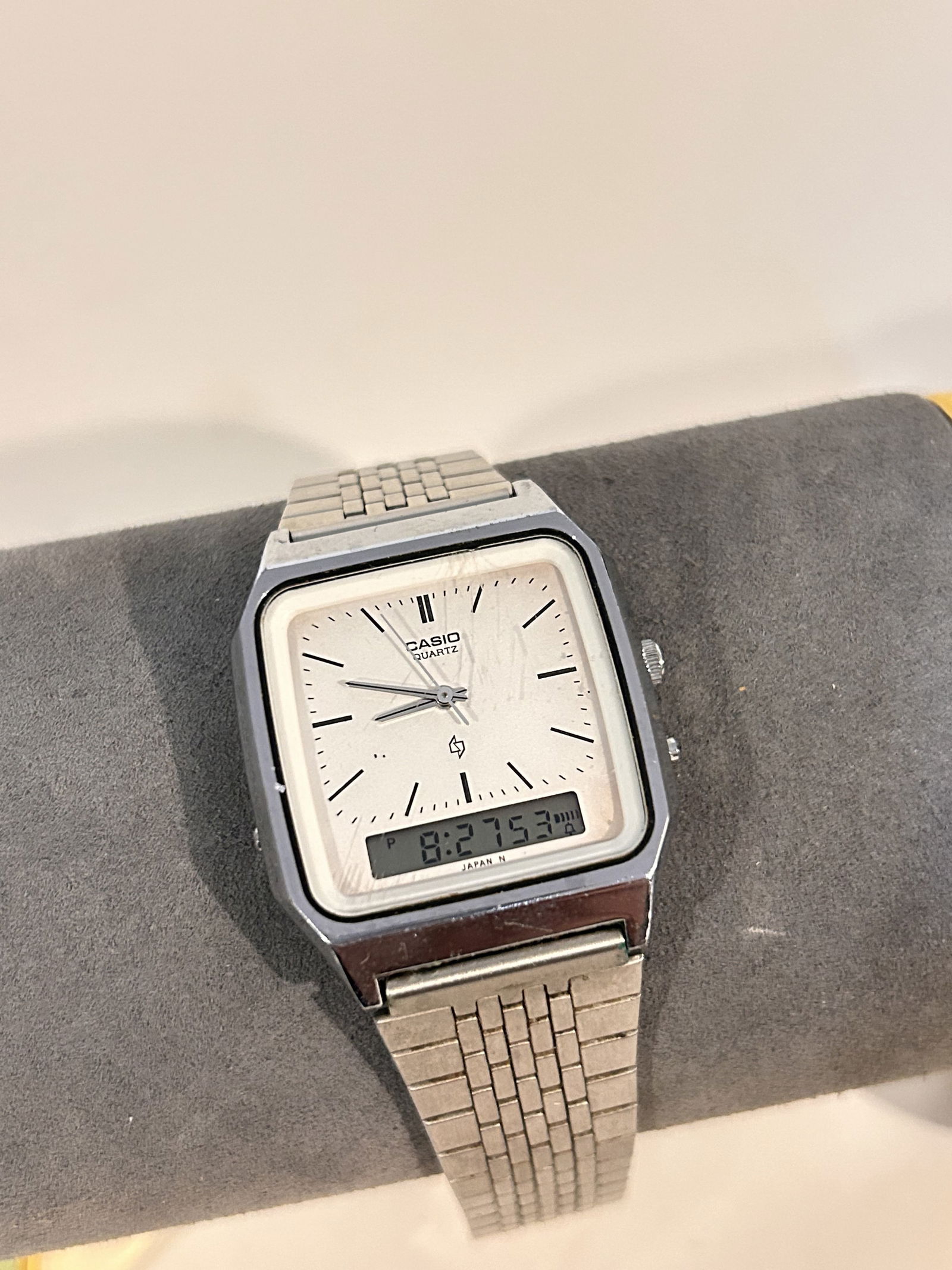 Rare, Vintage Casio Watch. 1980’s Men’s Analog Digital Watch AQ-320 working (1 of 6)