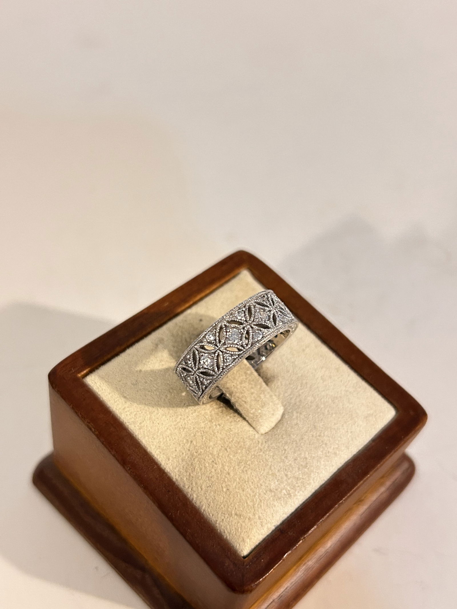 Tacori 925 Sterling Silver CZ Engagement Band Style Ring sz 7 (1 of 4)