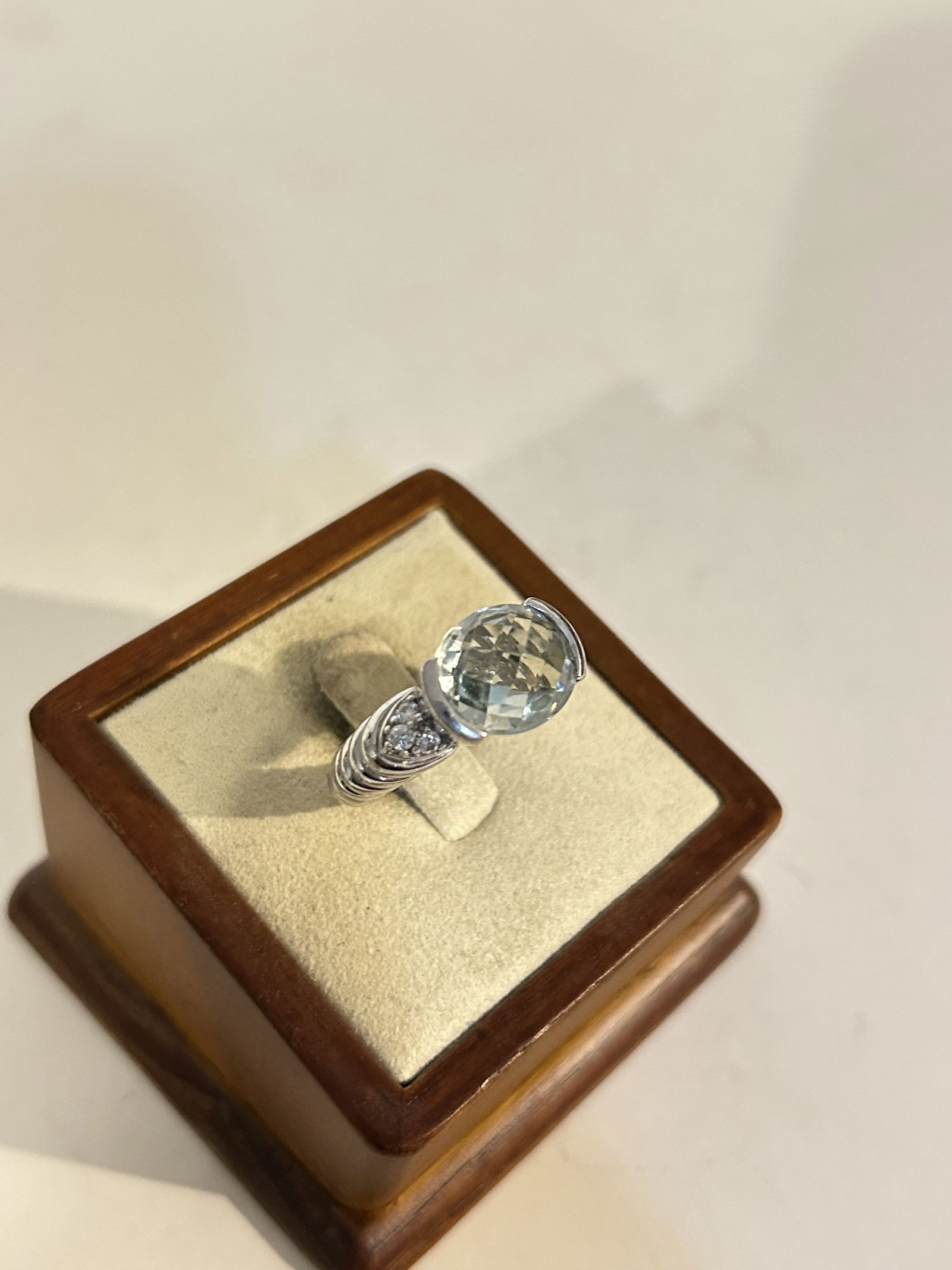 Vintage Sterling Silver Judith Ripka Ring sz 7 (1 of 5)