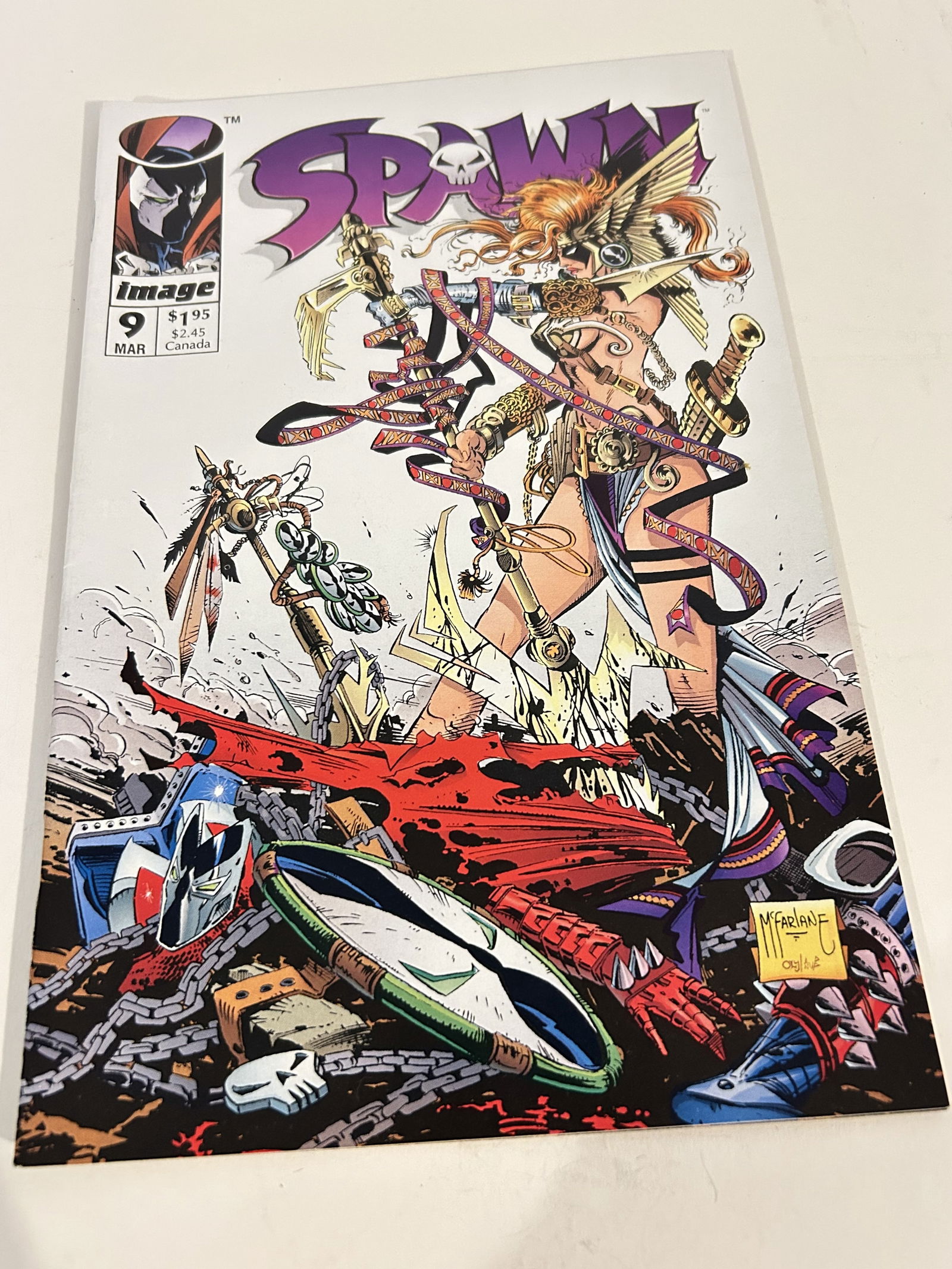 Spawn #9 1st ANGELA Modern Age IMAGE COMICS 1993 Todd McFarlane (1 of 2)