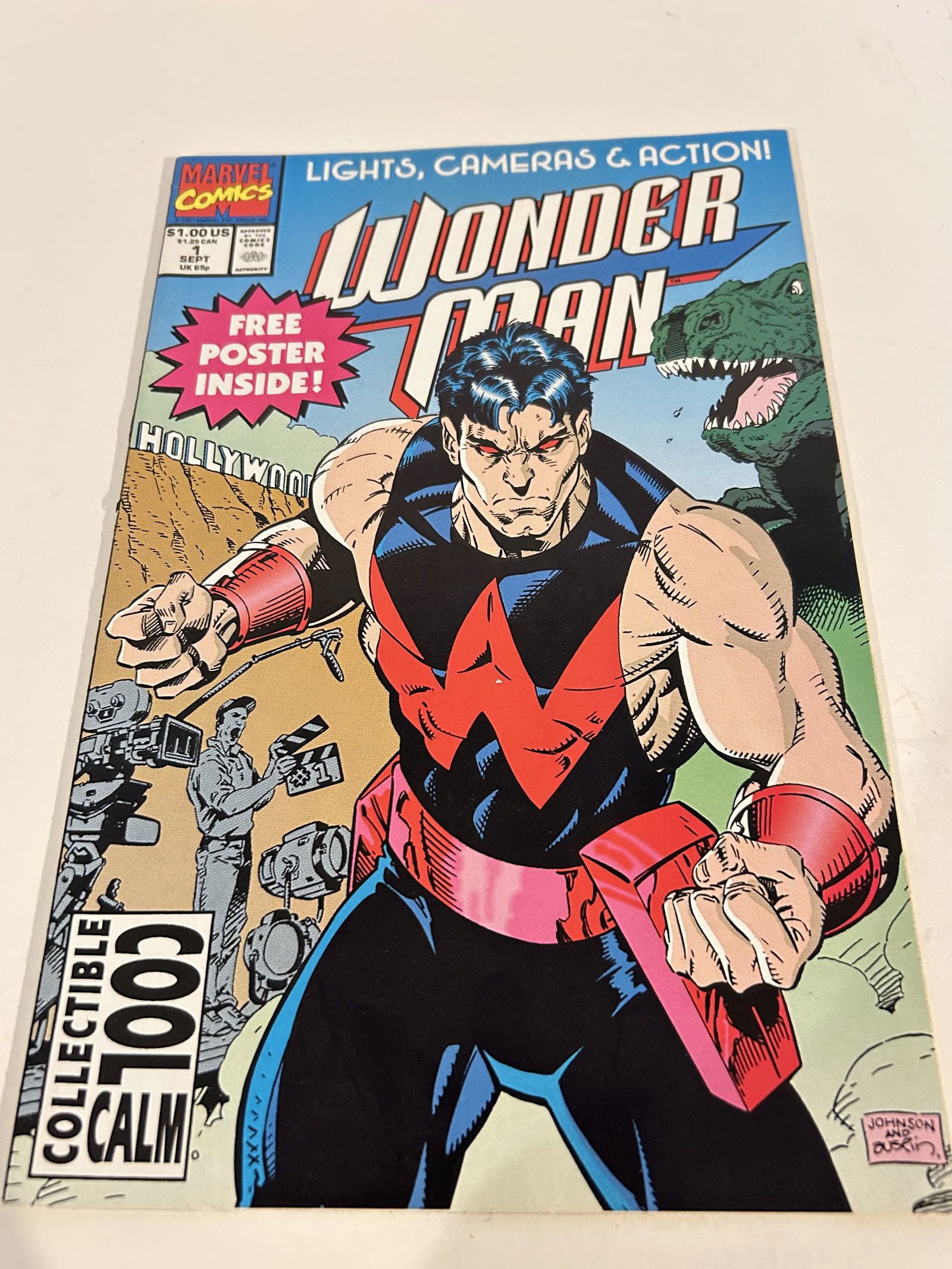 Vintage Comic Book Wonder Man #1 Jeff Johnson Cover (1 of 2)