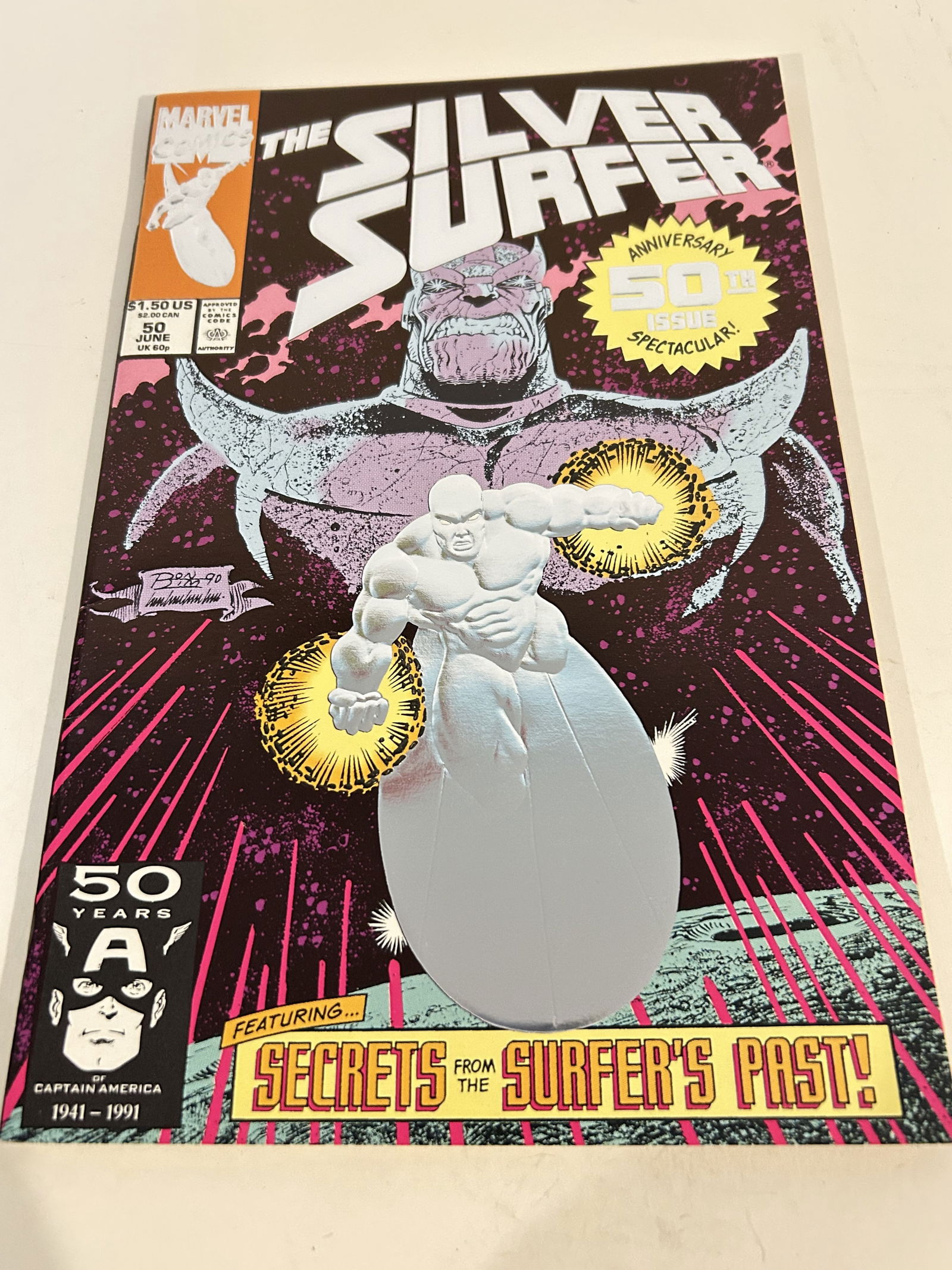 Marvel Comics The Silver Surfer 50 June - 50th Anniversary Issue Spectacular (1 of 2)