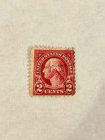 Vintage 2 cent Washington stamp