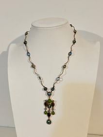 Vintage gold tone Monet Necklace Sz 17"