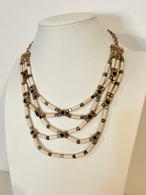 Vintage NY choker Necklace Sz 14"