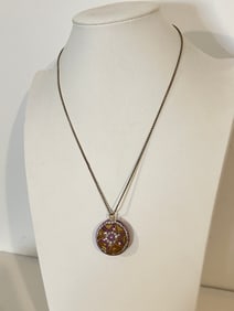 Vintage  beaded Necklace Sz 21"