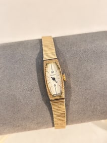 Vtg. Bulova 10Kt Rolled Gold Plate "Goddess of Time" Ladies Watch Wind Up works great!!!