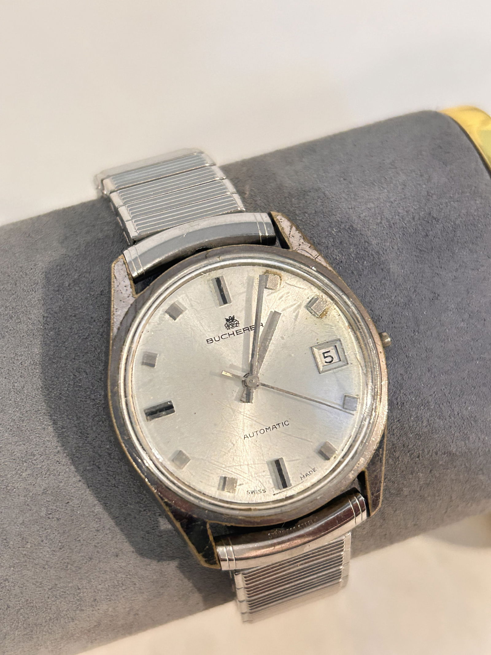 Vintage Men's Bucherer Automatic Wrist Watch works great!!! (1 of 5)