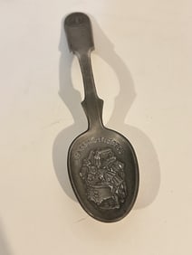 Vintage Massachusetts Pewter Spoon