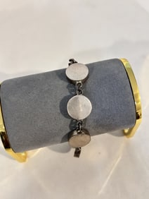 Vintage Sterling Silver Mexico TS-14 38 Grams Bracelet 8"