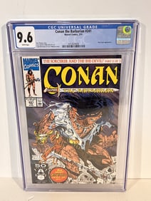 Conan the Barbarian #241 CGC 9.6 White Pages, Red Sonja App., McFarlane Cover