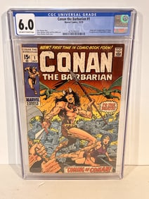 Vintage Comic Book Conan the Barbarian #1 CGC 6.0