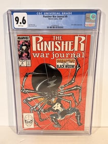 Vintage Comic Book The Punisher #9 CGC 9.6 War Journal