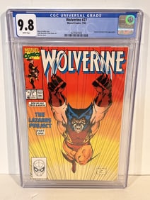 Vintage Comic Book CGC 9.8 Wolverine # 27 - Classic Jim Lee Cover