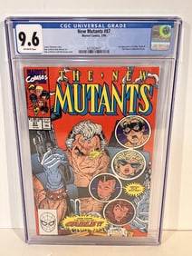 Vintage Comic Book New Mutants #87 Liefeld 1st Printing CGC 9.6 1st full app. Cable