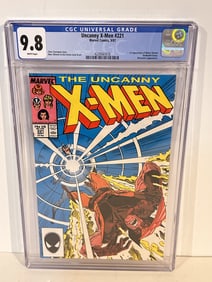 Vintage Comic Book Uncanny X-Men #221 CGC 9.8 White 1st Appearance of Mister Sinister