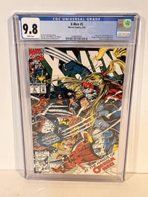 Vintage Comic Book X-Men #5 CGC 9.8 1st app Maverick 1st Cover & 2nd app Omega Red 1992 Marvel