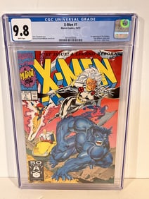 Vintage Comic Book X-MEN #1 1991 CGC 9.8 - Jim Lee - Chris Claremont - Storm and Beast