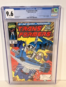Vintage Comic Book The Transformers #66 CGC 9.6