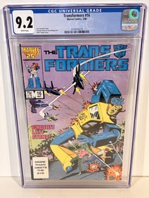 Transformers 16 CGC Graded 9.2 NM/MT Marvel Comics 1986