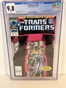 Vintage Comic Book Transformers #46 CGC 9.8