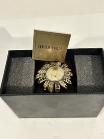 heidi daus flower crystal watch bracelet new