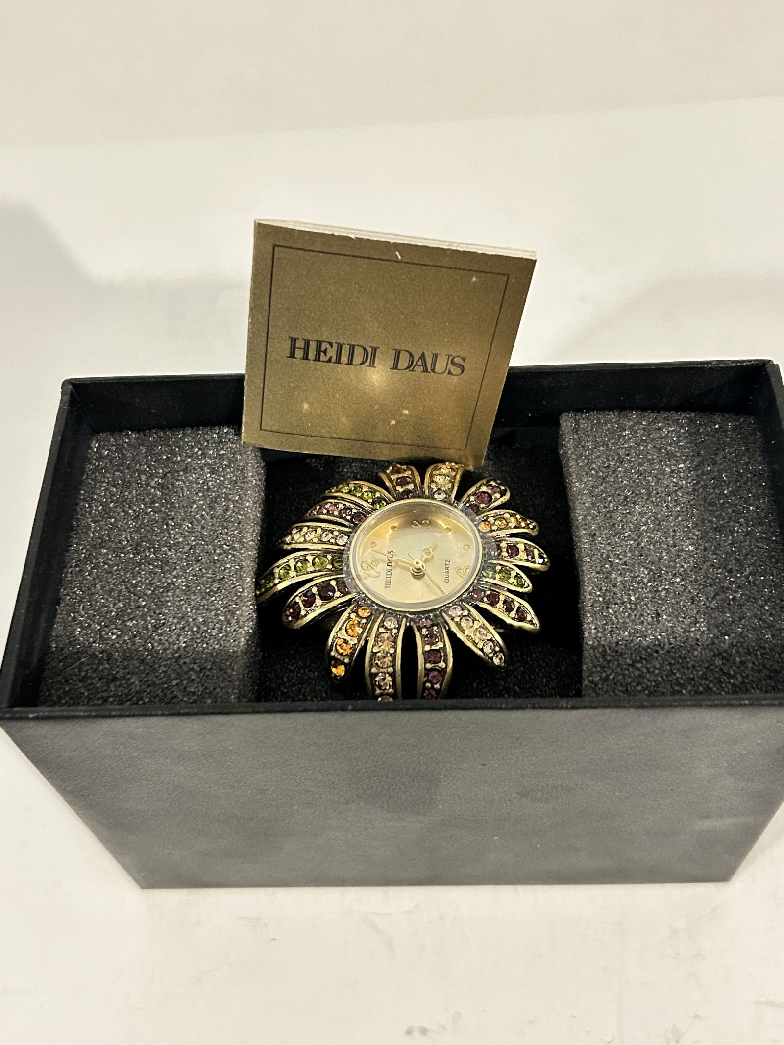 heidi daus flower crystal watch bracelet new (1 of 7)