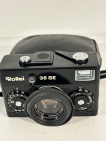 Rollei 35 SE Near MINT w/Case Film Camera Sonnar 40mm f/2.8 from Singapore everything works