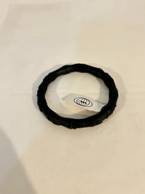 Vintage black Cinnabar WW - World Wide Imports Bracelet Sz 8"
