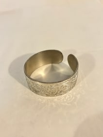Vintage Kirk Stieff Pewter Bracelet Sz 7"