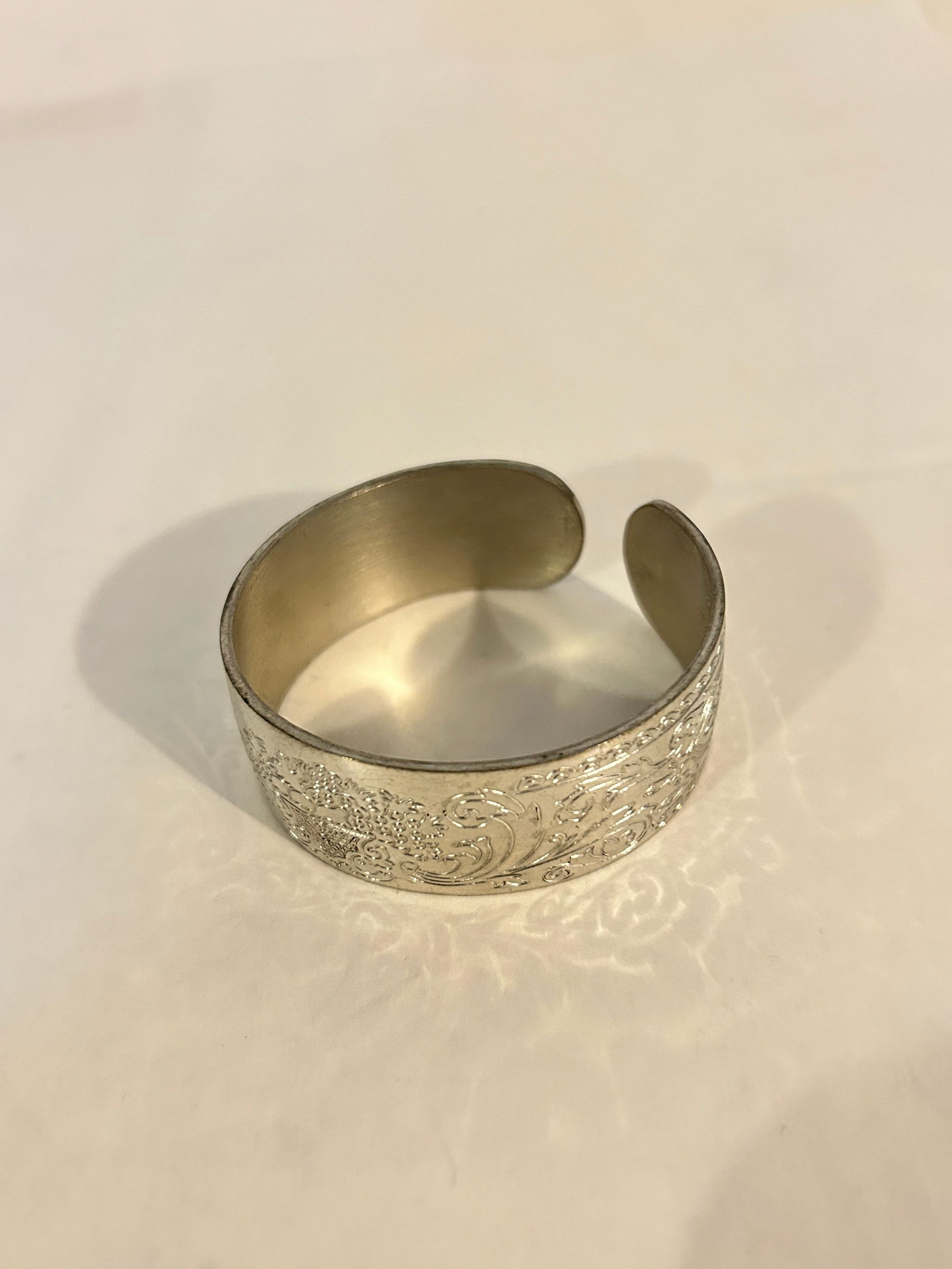 Vintage Kirk Stieff Pewter Bracelet Sz 7" (1 of 4)