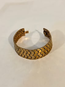 Vintage Trifari gold tone Bracelet Sz 7