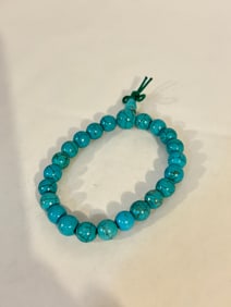 Vintage beaded stretch Turquoise Bracelet