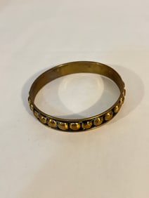 Vintage Brass Bracelet Sz 8