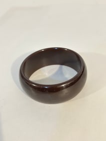 Vintage brown acrylic Bracelet Sz 8