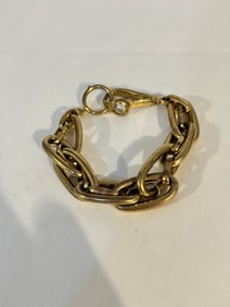 Vintage Henri Bendel gold tone Bracelet Sz 7